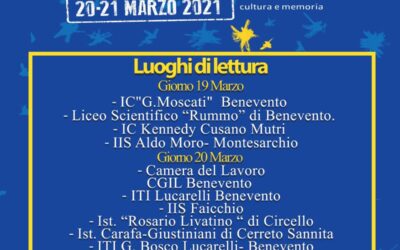 Luoghi di lettura. A ricordare e riveder le stelle 19.03.2021