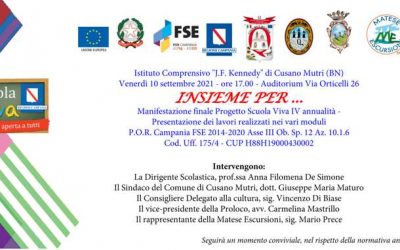 Scuola Viva IV annualità – Insieme per … – Manifestazione finale