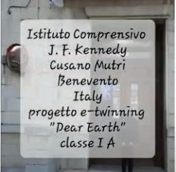 Progetto E-Twinning Dear Earth